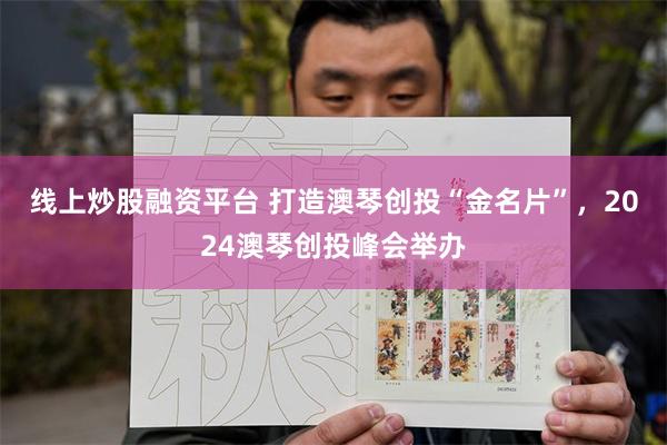 线上炒股融资平台 打造澳琴创投“金名片”，2024澳琴创投峰会举办